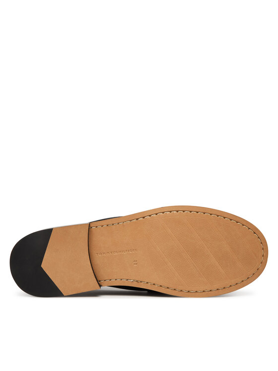 Tommy Hilfiger Μοκασίνια Tommy Hilfiger Hilfiger Penny Abrasivato FW0FW09257 Μαύρο