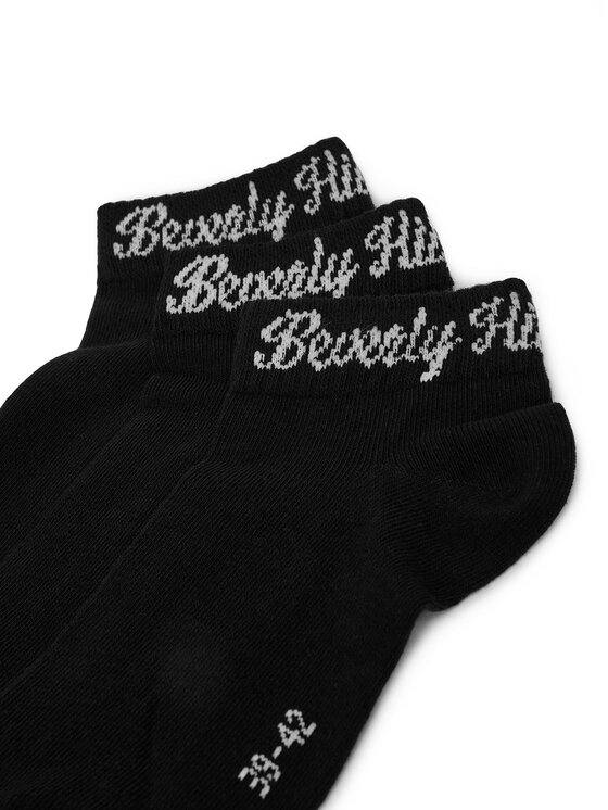 Beverly Hills Polo Club Duge čarape Beverly Hills Polo Club KR_BHPC_GOAL_S_SS2025_(3pack) Crna