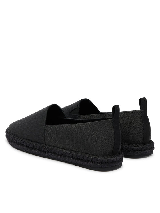 Calvin Klein Espadryle Calvin Klein Espadrille Aop Cv HM0HM02231 Czarny