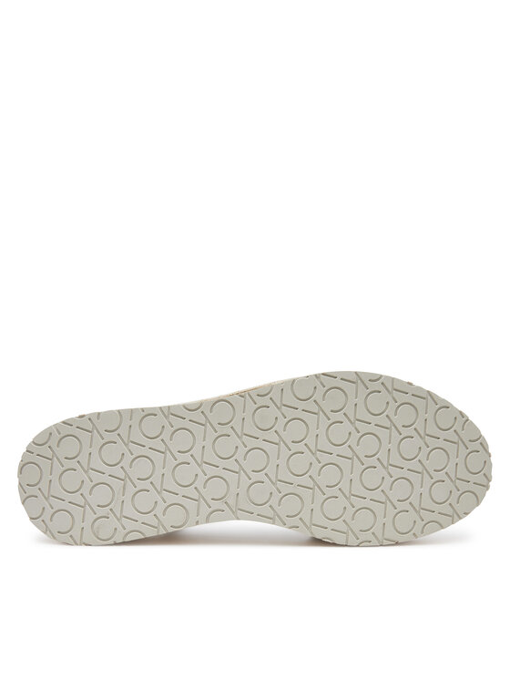 Calvin Klein Espadrillas Calvin Klein Wedge Rope Sandal Lth HW0HW02546 Bianco