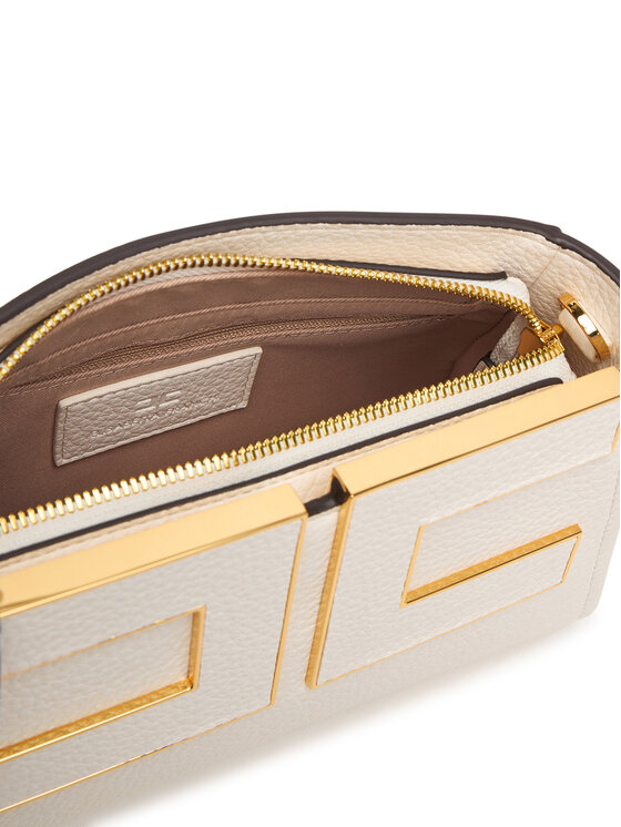 Elisabetta Franchi Kabelka Elisabetta Franchi BS-07A-66E2-V360 Krémová