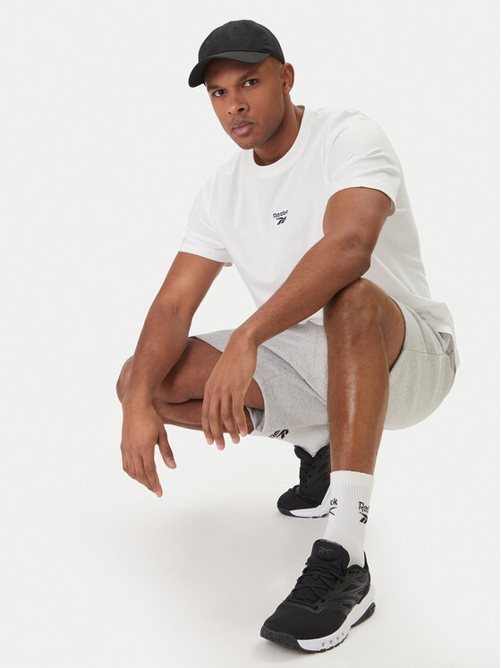 Reebok Reebok Conjunto de camiseta y pantalones cortos Baz RK25609CCM Gris Regular Fit