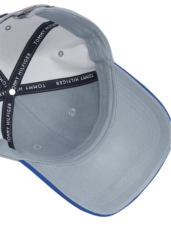 Tommy Hilfiger Kšiltovka Tommy Hilfiger Th Corp Flannel 6 Panel Cap AM0AM13164 Šedá