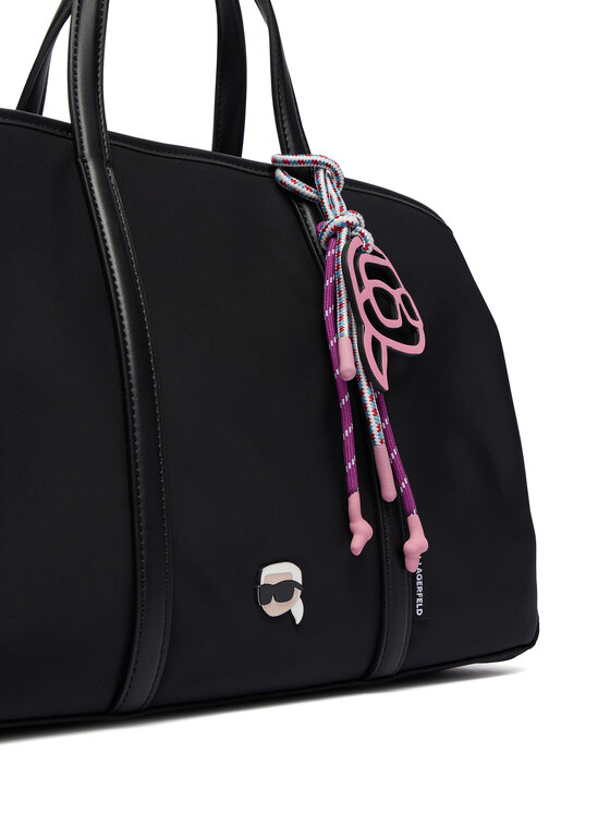 KARL LAGERFELD Ročna torba KARL LAGERFELD A4W30017 Črna