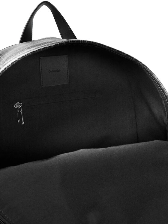 Calvin Klein Mugursoma Calvin Klein Emblem Aop Coated Backpack LV04D3313G Melns