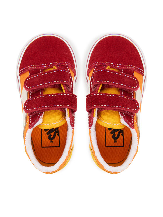 Vans Tenis superge Vans Old Skool V Retro VN000CTG4481 Oranžna
