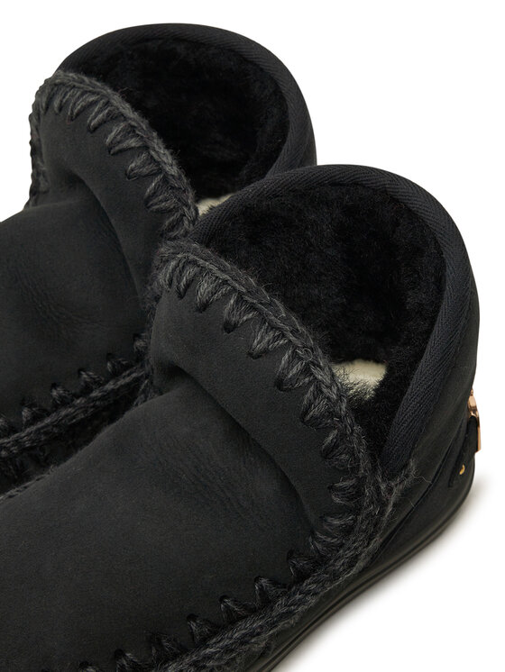 Mou Śniegowce Mou Eskimo Sneaker Big Metal Logo FW111008A Czarny