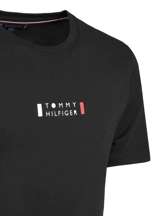 Tommy Hilfiger Tommy Hilfiger Camiseta Brand Love MW0MW41453 Negro Regular Fit
