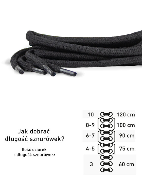 Coccine Шнурівки для взуття Coccine SZNUROWADŁA 75 cm F3 BAWEŁNIANE v.AZ Чорний