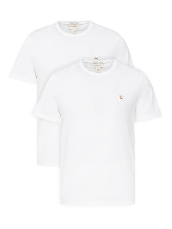 Calvin Klein Jeans Calvin Klein Jeans Conjunto de camisetas LV04RD248G Blanco Regular Fit