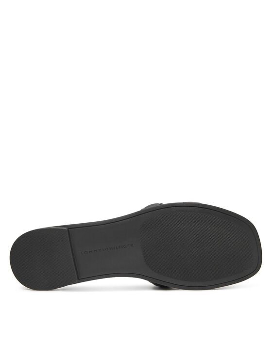 Tommy Hilfiger Chanclas Tommy Hilfiger Th Logo Strap Mule FW0FW08671 Negro