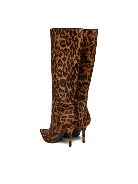 Guess Kozačky Guess FLFGSS LEA11 Hnědá