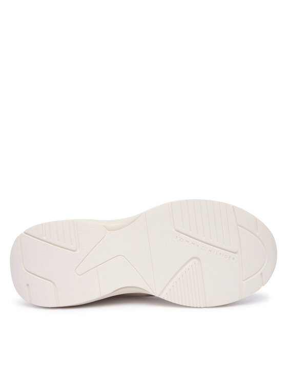Tommy Hilfiger Сникърси Tommy Hilfiger Modern Runner Shiny Leather FW0FW09413 Бежов