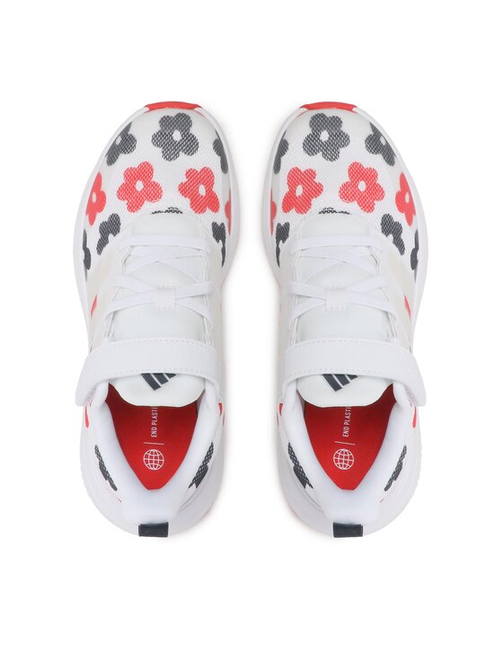 adidas Sneakersy adidas Fortarun 2.0 Cloudfoam Sport Running Elastic Lace Top Strap Shoes GZ9754 Biały