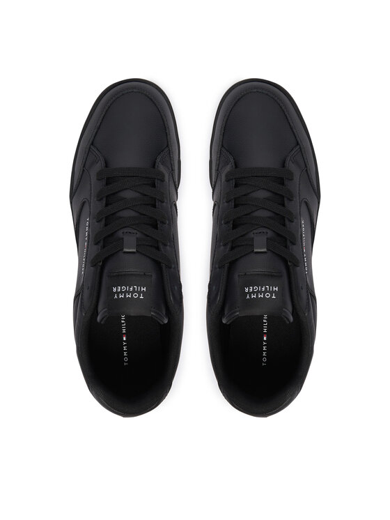 Tommy Hilfiger Sportcipők Tommy Hilfiger Low Pro Cupsole Perf Leather FM0FM05944 Fekete