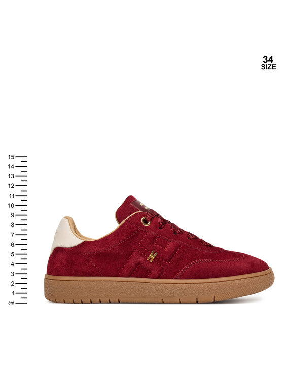 Elisabetta Franchi Снікерcи Elisabetta Franchi Low Cut Lace Up F4A9-E0340-0071 S Бордовий