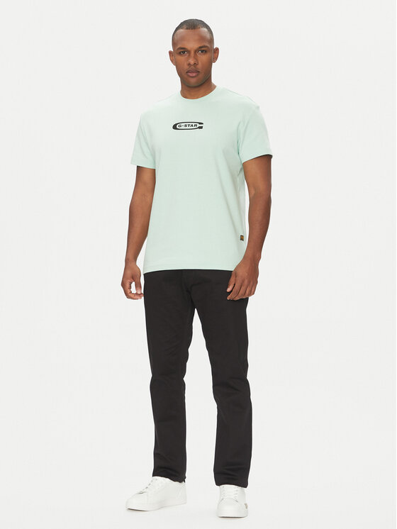G-STAR G-Star Raw Футболка Old Skool D25967-C812 Зелений Regular Fit