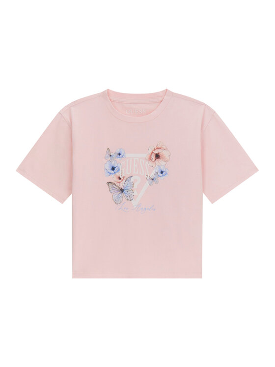 Guess Guess Camiseta J6RI32 K6YW4 Rosa Regular Fit