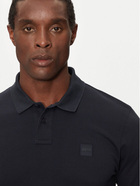 BOSS Boss Поло Passerby 50507704 Cиній Slim Fit