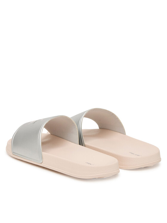 Calvin Klein Klapki Calvin Klein V3A0-83268-1367 Srebrny