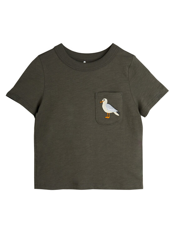 MINI RODINI MINI RODINI Camiseta 2522013699 Negro Regular Fit