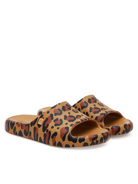 Melissa Шльопанці Melissa Mini Melissa Free Print Slide Inf 35936 Коричневий