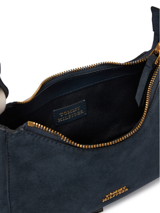 Tommy Hilfiger Soma Tommy Hilfiger Th Statement Mini Should Bag Sue AW0AW18823 Tumši zils