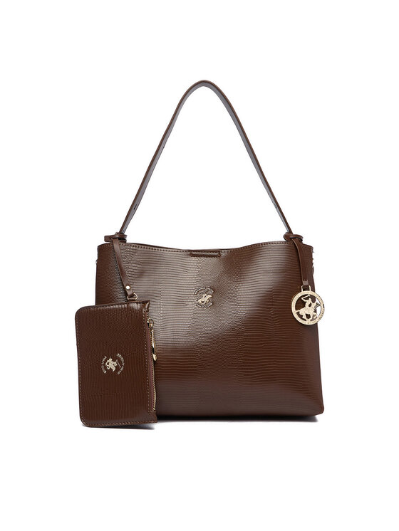 Beverly Hills Polo Club Torebka Beverly Hills Polo Club BHPC-W-04-A23 Brązowy