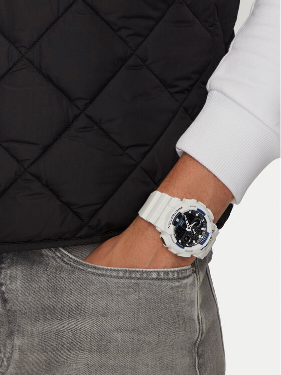 G-Shock Zegarek G-Shock GA-100B-7AER Biały