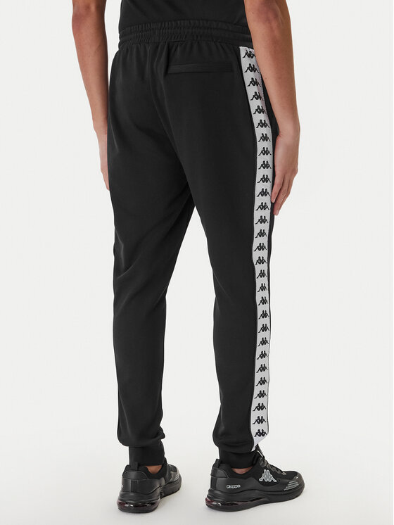 Kappa Kappa Pantalones de chándal Banda Alanz 3 321Y8FW Negro Comfort Fit