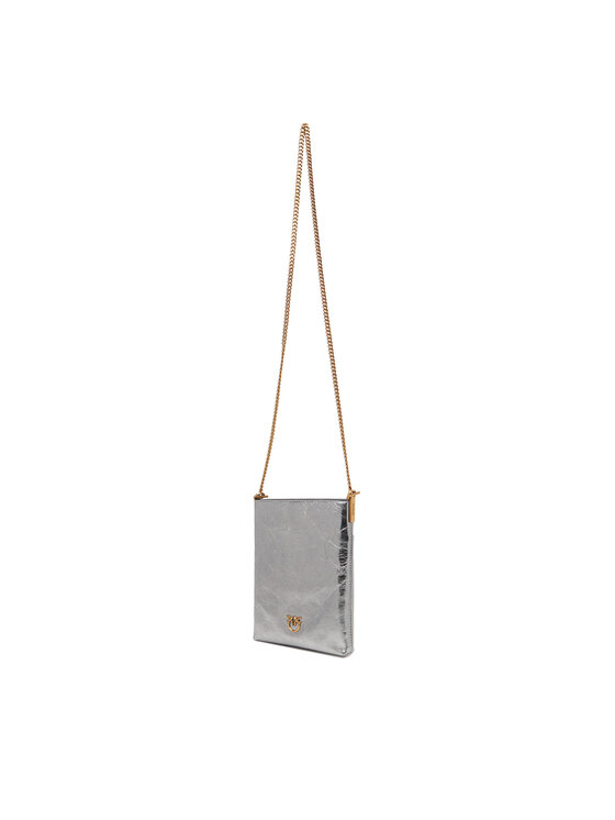 PINKO Сумка PINKO Flat Satchel AI 25-26 PCPL 105352 A2OT Срібний