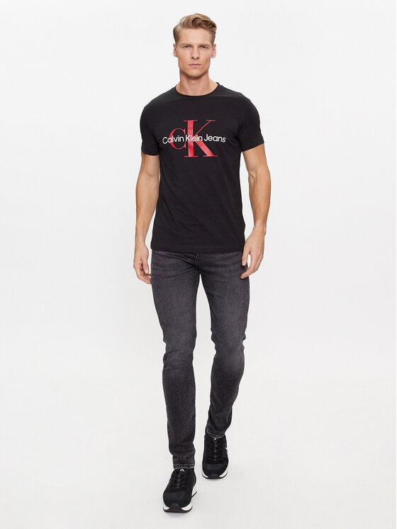 Calvin Klein Jeans Calvin Klein Jeans Camiseta J30J320935 Negro Slim Fit