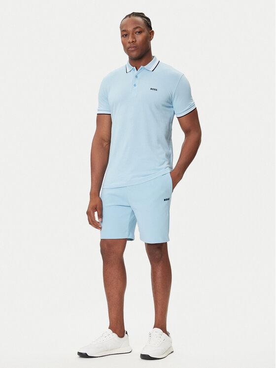 BOSS BOSS Polo Paddy 50469055 Celeste Regular Fit