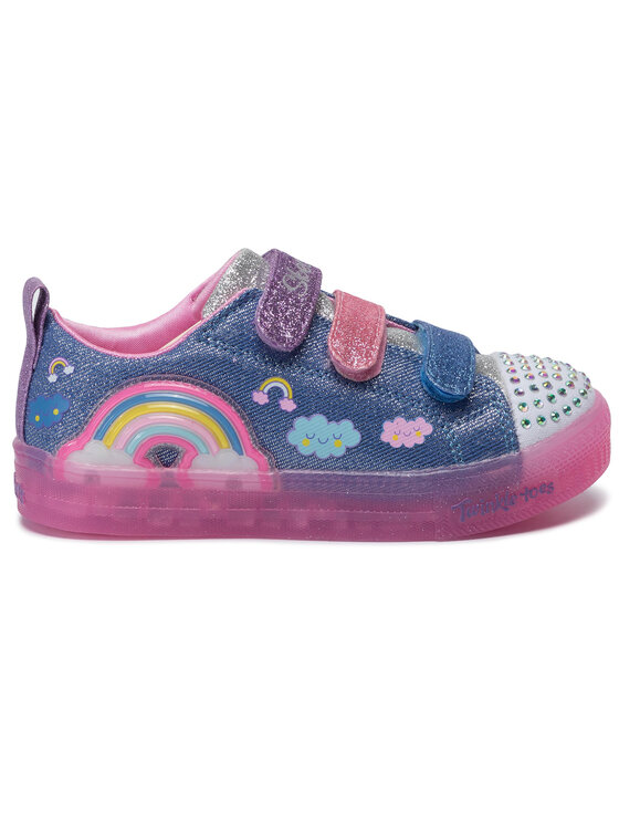 Skechers Снікерcи Skechers Rainbow Glow 20173L/DMLT Голубий