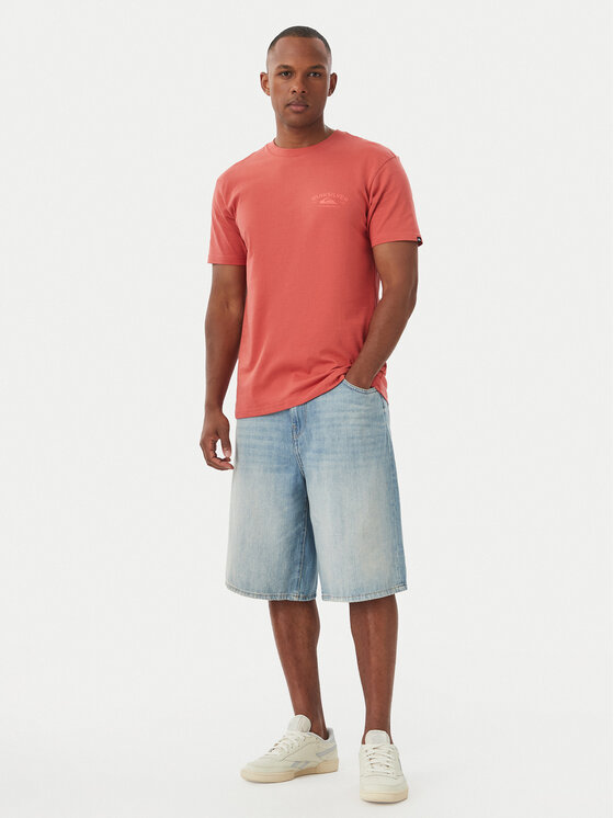 Quiksilver Quiksilver Marškinėliai Anchor EQYZT08178 Šviesiai raudona Regular Fit