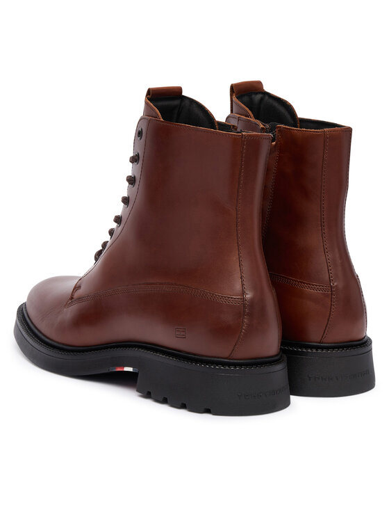 Tommy Hilfiger Čižmy Tommy Hilfiger Comfort Lwt FM0FM05593 Hnedá