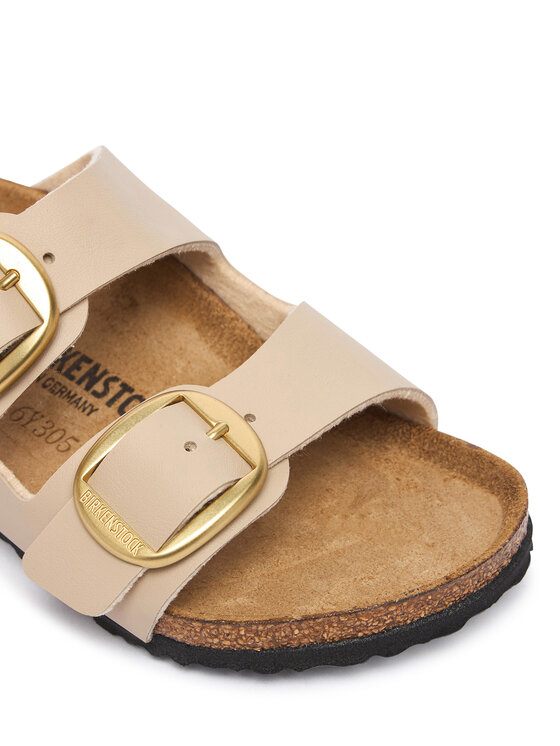 Birkenstock Klapki Birkenstock Arizona Big Buckle 1032518 Kremowy