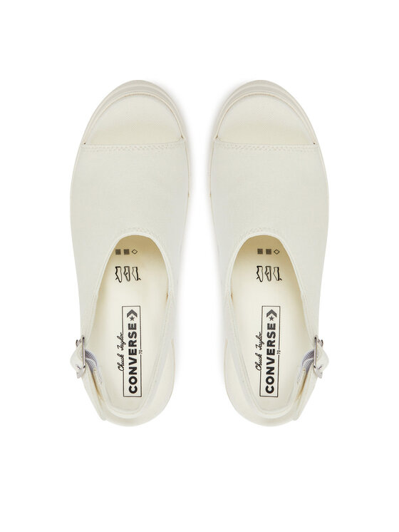 Converse Босоніжки Converse Chuck 70 De Luxe Heel Sandal Platform A13796C Écru