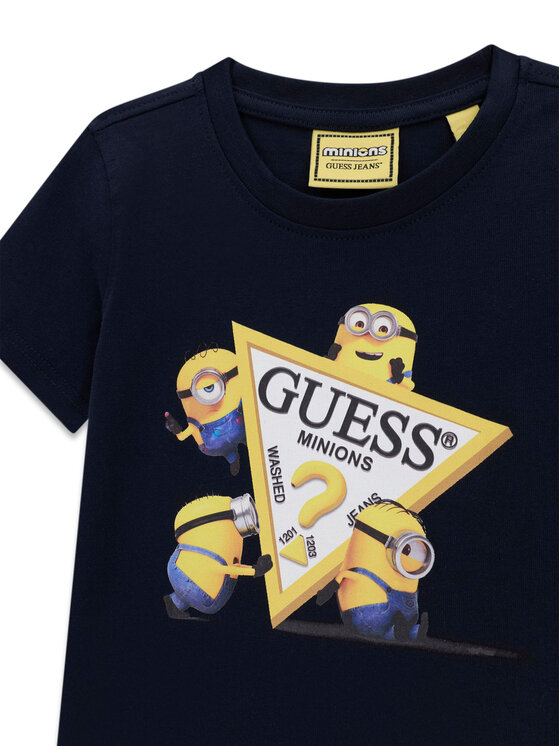 Guess Jeans Guess Jeans Футболка N6YI28 K6652 Cиній Regular Fit