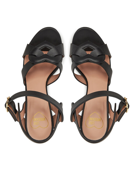 LOVE MOSCHINO Босоніжки LOVE MOSCHINO JA16069G1MIA0000 Чорний