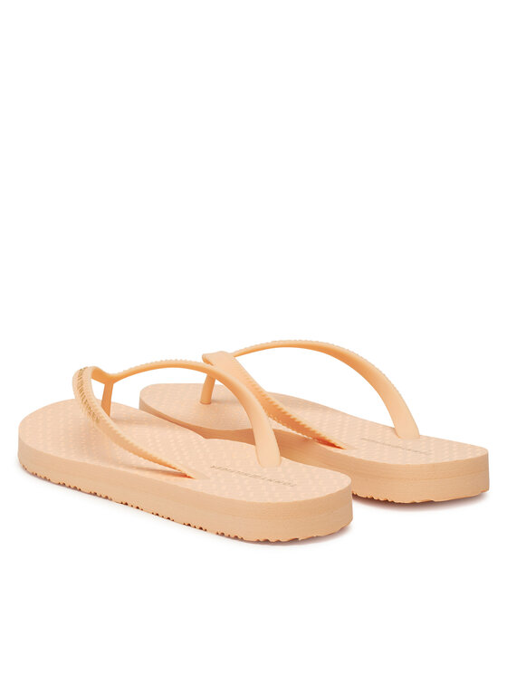Tommy Hilfiger Žabky Tommy Hilfiger Hilfiger Strap Beach Sandal FW0FW08736 Oranžová