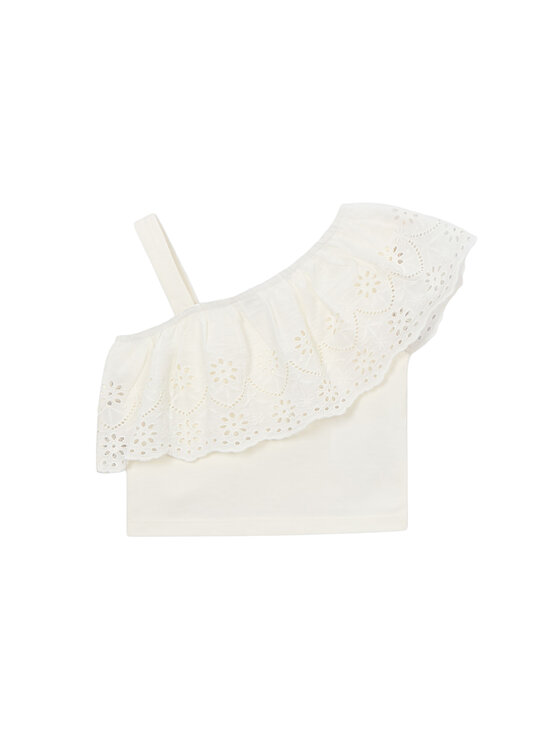 Mayoral Mayoral Top 3022 Écru Cropped Fit