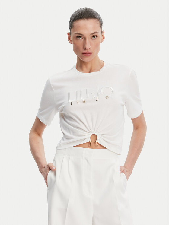 Liu Jo Liu Jo Футболка WA5139 JS923 Білий Regular Fit