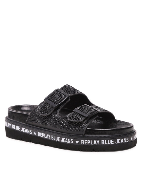 REPLAY Iešļūcenes Replay Muddy Diamonds GWF81.000.C0029S Melns