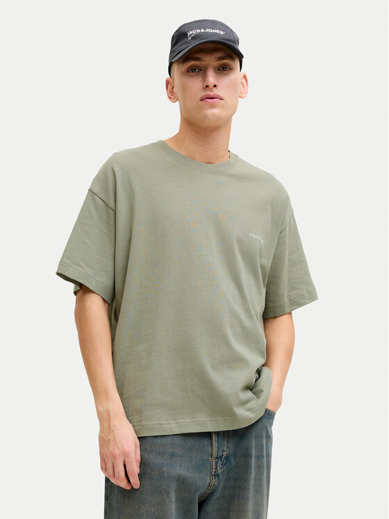 Jack & Jones Jack & Jones Camiseta Montauk Back 12290892 Verde Regular Fit