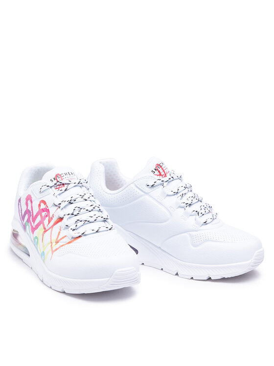 Skechers Снікерcи Skechers Uno 2 Floating Love 155521/WHT Білий
