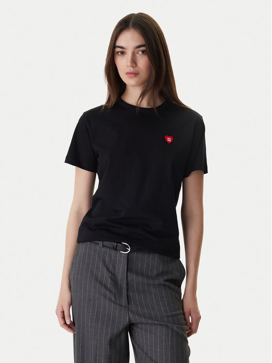HUGO HUGO Camiseta Damacia 50562145 Negro Regular Fit