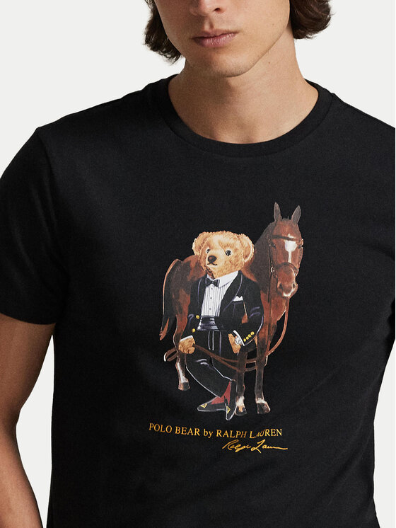 Polo Ralph Lauren Polo Ralph Lauren Camiseta 710P08093002 Negro Custom Slim Fit
