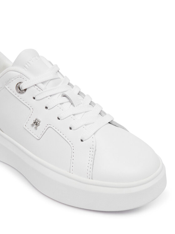Tommy Hilfiger Snīkeri Tommy Hilfiger Th Platform Chic Sneaker FW0FW09626 Balts