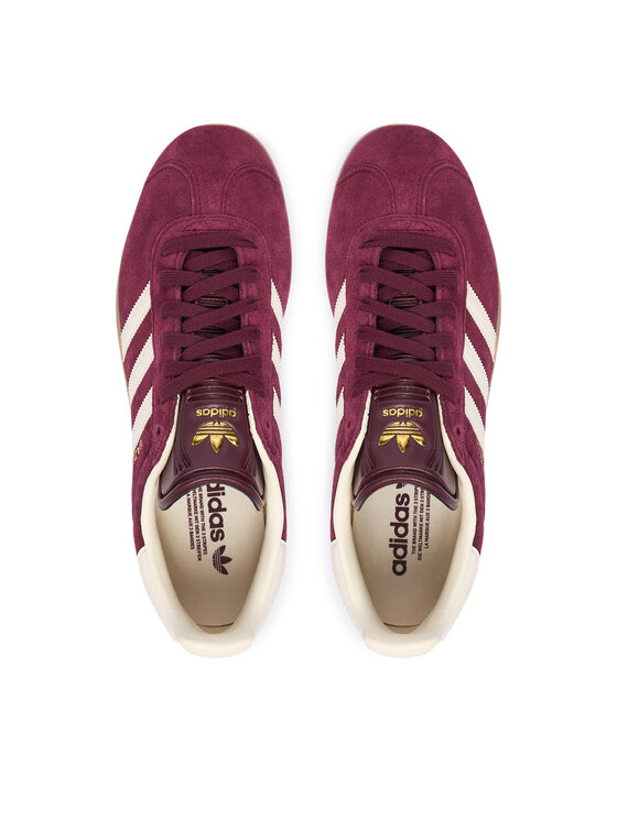 adidas Снікерcи adidas Gazelle KK2637 Бордовий